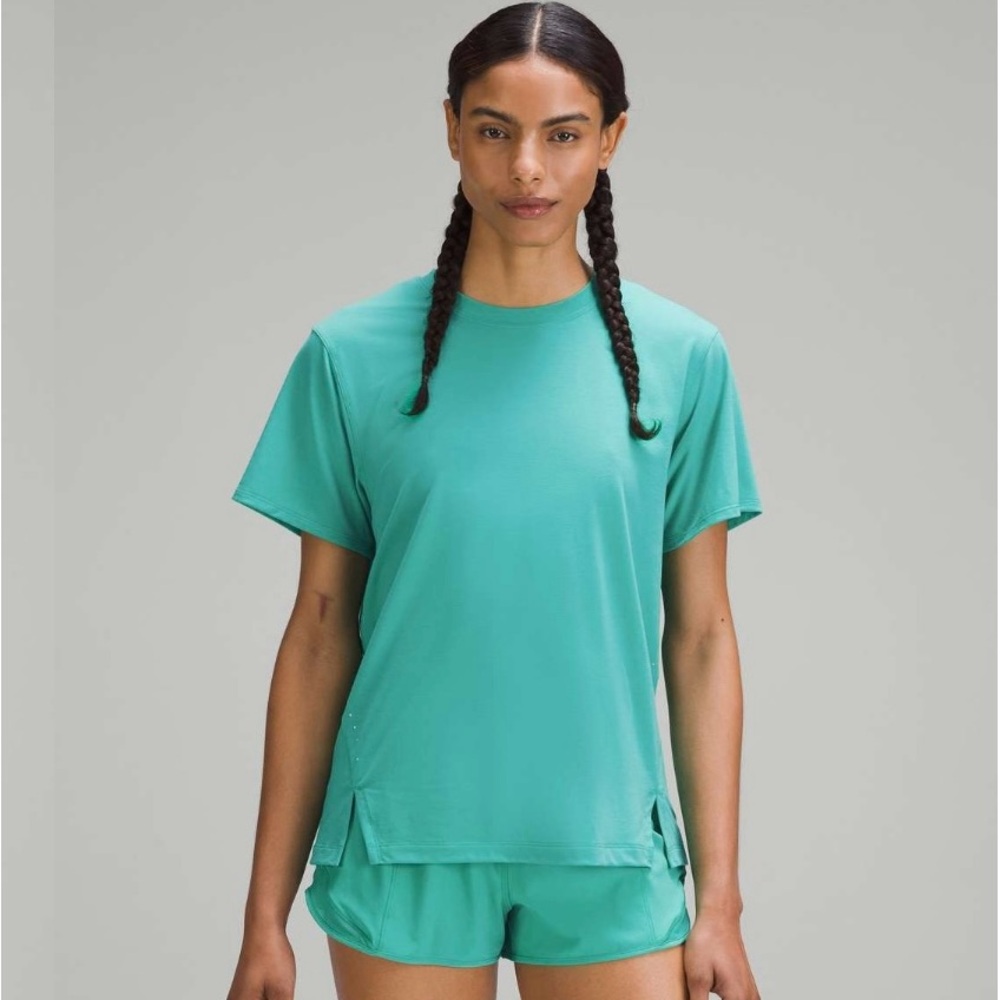 NWT lululemon Relaxed-Fit Running T-shirt “kelly green” size 10